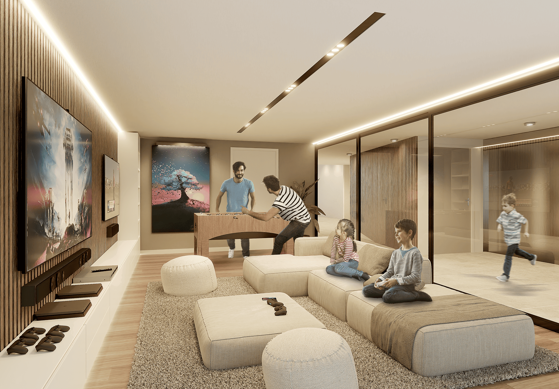 Sala de juegos comunitaria